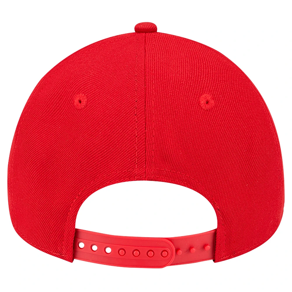 Casquette ajustable Core A-Frame 9FORTY des Canadiens de Montréal pour homme New Era rouge