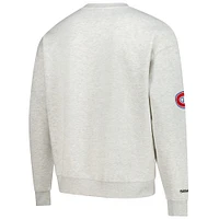 Men's  Oatmeal Montreal Canadiens Plush Doll Pullover Crewneck