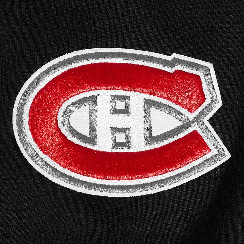 Men's Pro Standard Black Montreal Canadiens Paint the City Pullover Hoodie