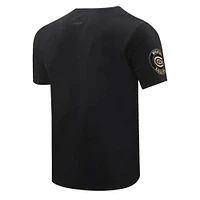 T-shirt noir Pro Standard pour hommes avec le mot-symbole des Canadiens de Montréal