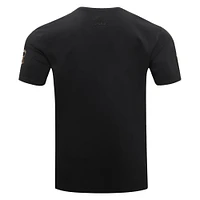 T-shirt noir Pro Standard pour hommes avec le mot-symbole des Canadiens de Montréal