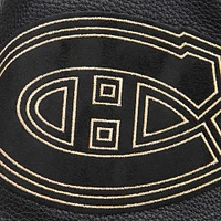 Veste universitaire entièrement zippée Pro Standard des Canadiens de Montréal noir et or pour hommes