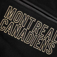 Veste universitaire entièrement zippée Pro Standard des Canadiens de Montréal noir et or pour hommes