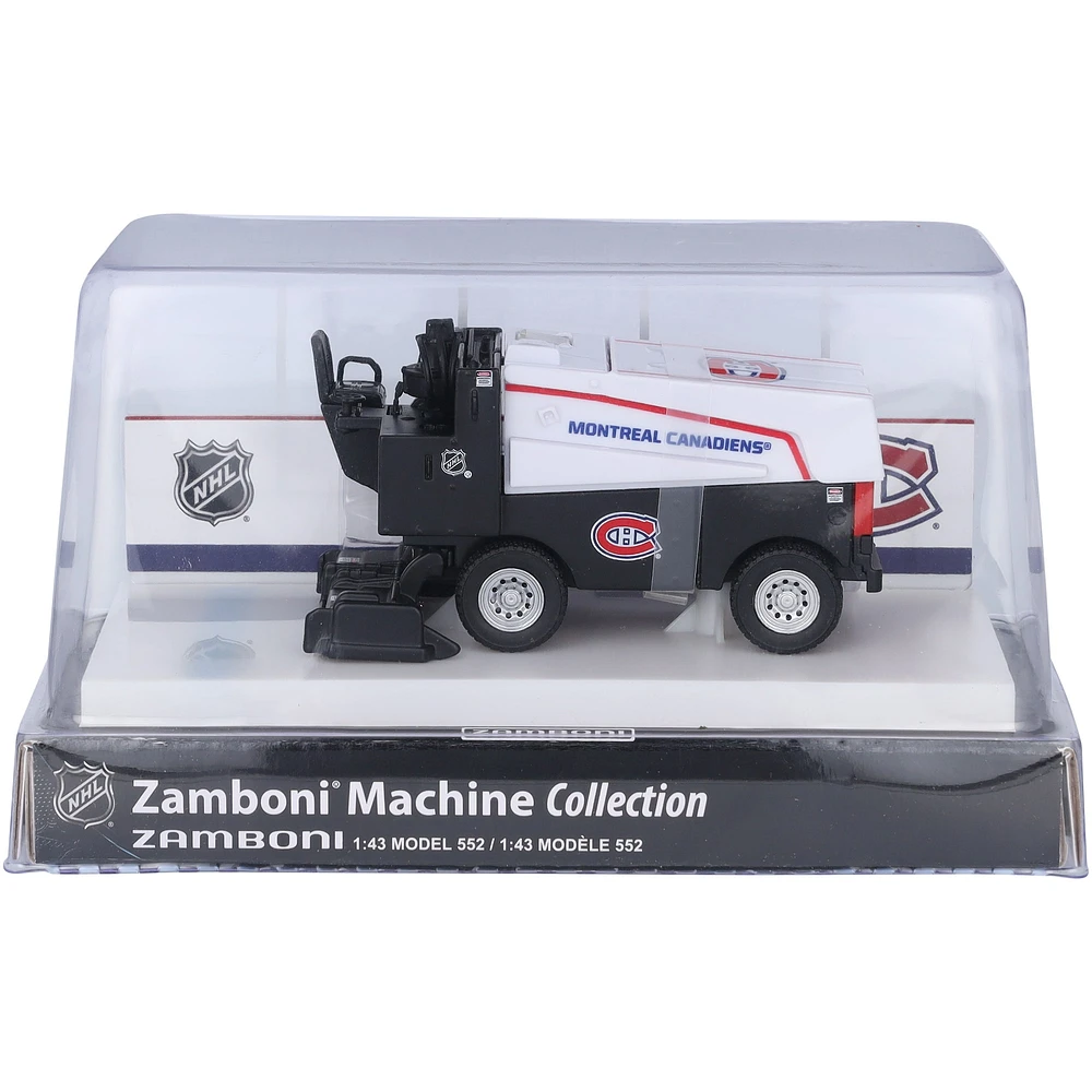 Zamboni moulée sous pression à l'échelle 1:43 des Canadiens de Montréal