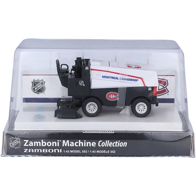 Zamboni moulée sous pression à l'échelle 1:43 des Canadiens de Montréal