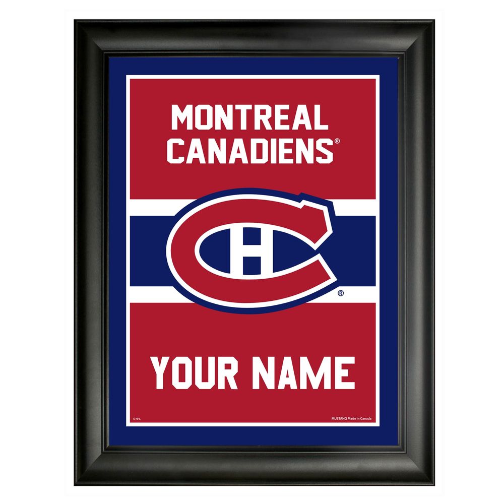 Montreal Canadiens 12'' x 16'' Personalized Team Frame