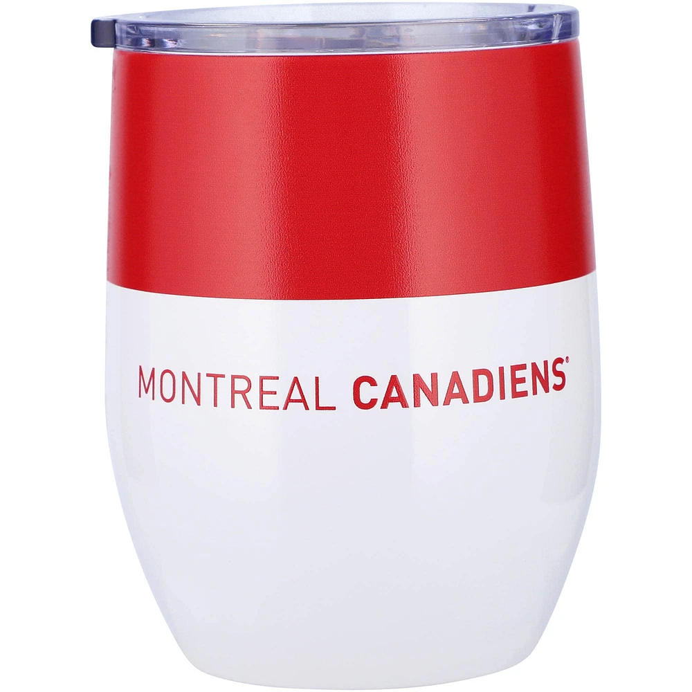 Canadiens de Montréal 16oz. Gobelet incurvé en acier inoxydable colorblock