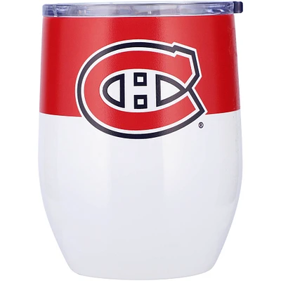 Canadiens de Montréal 16oz. Gobelet incurvé en acier inoxydable colorblock