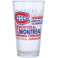 Canadiens de Montréal 16 oz. Verre à pinte esprit d'équipe