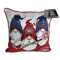 Montreal Canadiens 18" x 18" Gnome Decor Pillow