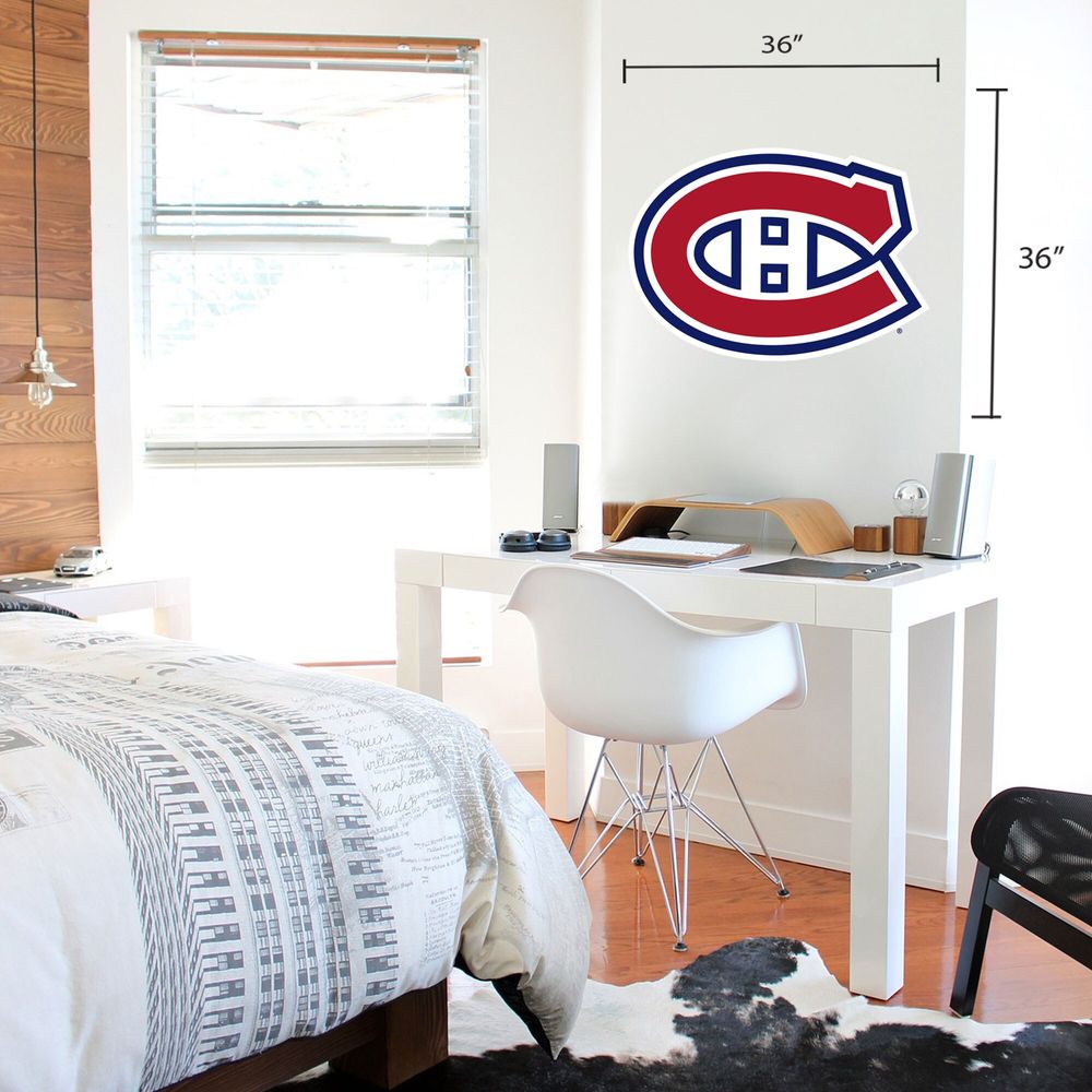 Montreal Canadiens 36'' x 36'' Team Logo Repositionable Wall Decal