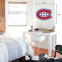 Montreal Canadiens 36'' x 36'' Team Logo Repositionable Wall Decal