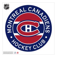 Montreal Canadiens 36'' x 36'' Team Logo Repositionable Wall - Decal