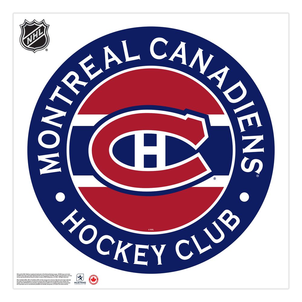 Montreal Canadiens 36'' x 36'' Team Logo Repositionable Wall - Decal