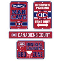 Montreal Canadiens 4-Piece Fan Sign - Set