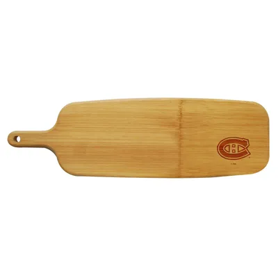 Montreal Canadiens Bamboo Paddle Cutting and Serving Board