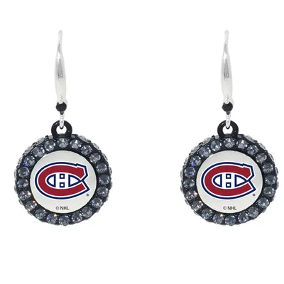Montreal Canadiens Hockey Puck Earrings