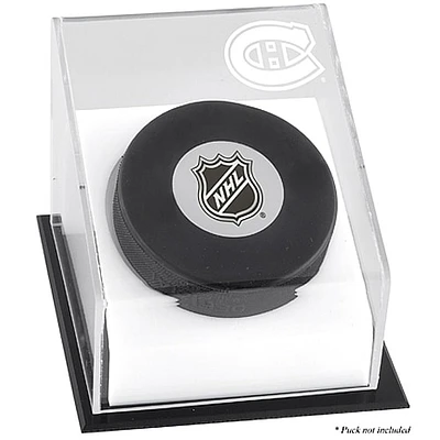 Montreal Canadiens Puck Deluxe Logo Display Case