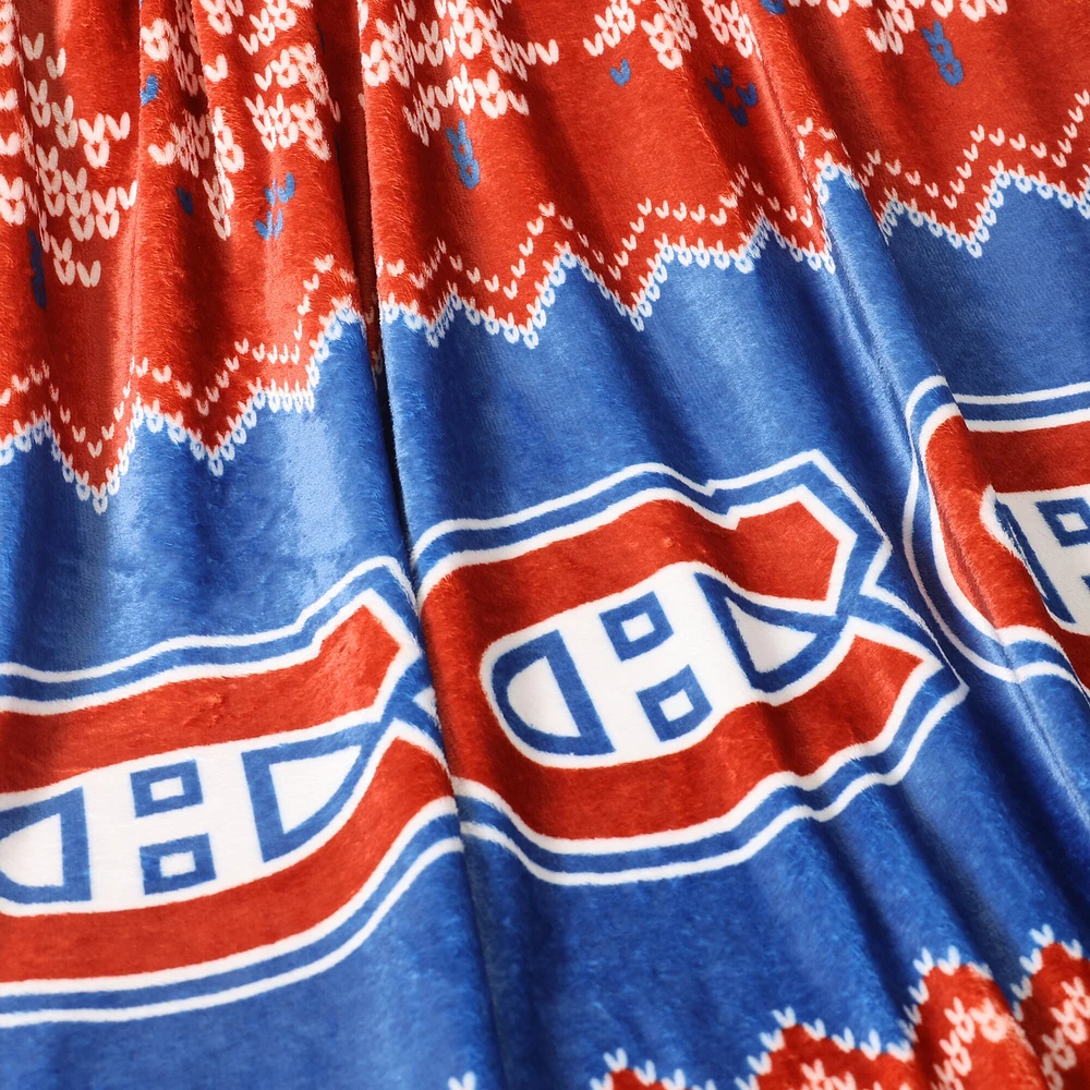 Montreal Canadiens Two-Pack Pillow & Blanket Holiday Set