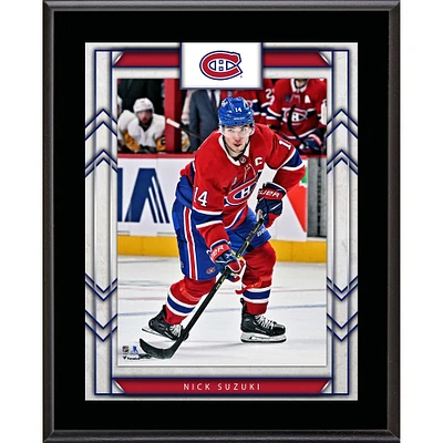 Nick Suzuki Montreal Canadiens 10.5" x 13" Sublimated Player Plaque