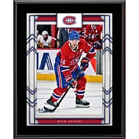 Nick Suzuki Montreal Canadiens 10.5" x 13" Sublimated Player Plaque