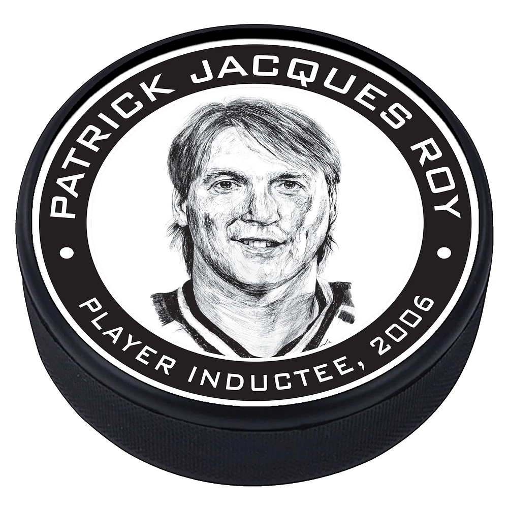 Patrick Roy Montreal Canadiens - Legends Line Textured Hockey Puck