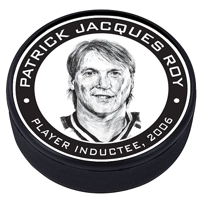 Patrick Roy Montreal Canadiens - Legends Line Textured Hockey Puck