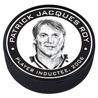 Patrick Roy Montreal Canadiens - Legends Line Textured Hockey Puck