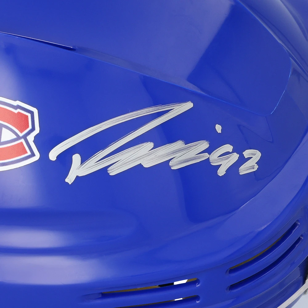 Patrik Laine Montreal Canadiens Autographed Blue Mini Helmet 
