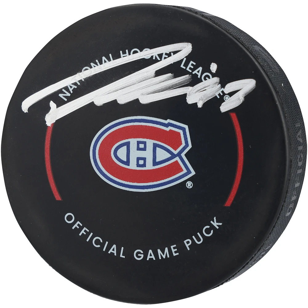 Patrik Laine Montreal Canadiens Autographed Official Game Puck 