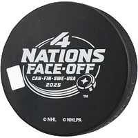 Patrik Laine Montreal Canadiens Autographed Team Finland 4 Nations Face-Off Hockey Puck 