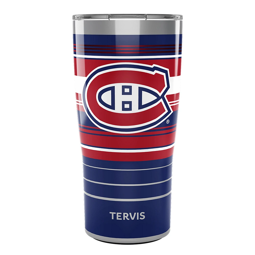 Tervis Canadiens de Montréal 20 oz. Gobelet Hype Stripes en acier inoxydable