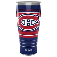 Tervis Canadiens de Montréal 30oz. Gobelet en acier inoxydable à rayures Hype