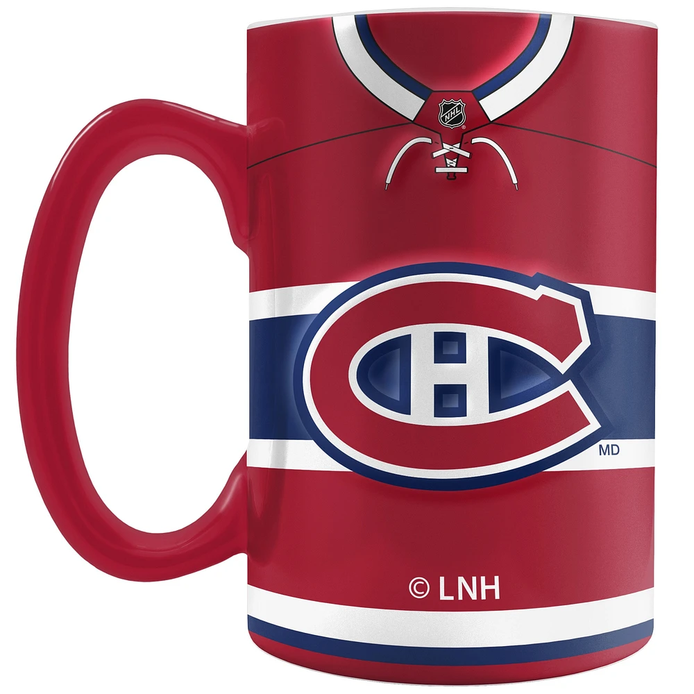 The Sports Vault Canadiens de Montréal 20 oz. Tasse sculptée en jersey