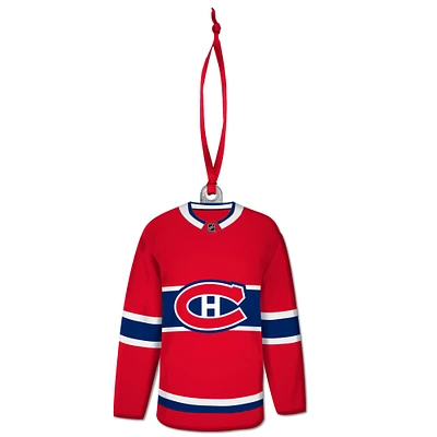 Ornement de maillot des Canadiens de Montréal The Sports Vault