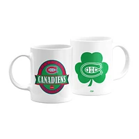 The Sports Vault White Montreal Canadiens 2021 St. Patrick's Day - 11oz. Coffee Mug 2-Pack