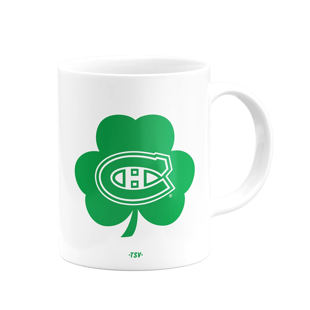 The Sports Vault White Montreal Canadiens 2021 St. Patrick's Day - 11oz. Coffee Mug 2-Pack