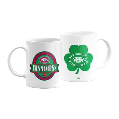 The Sports Vault White Montreal Canadiens 2021 St. Patrick's Day - 11oz. Coffee Mug 2-Pack