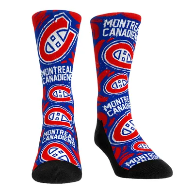 Montreal Canadiens Rock Em Socks Unisex Allover Logo & Paint Crew