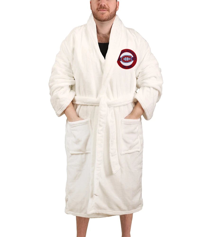 Unisex White Montreal Canadiens Robe