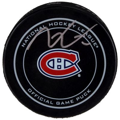 Victor Mete Montreal Canadiens Autographed Official Game Puck