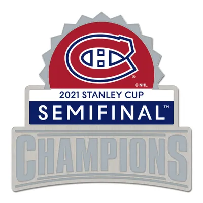 Pin de collection des champions de la demi-finale de la Coupe Stanley des Canadiens de Montréal WinCraft 2021