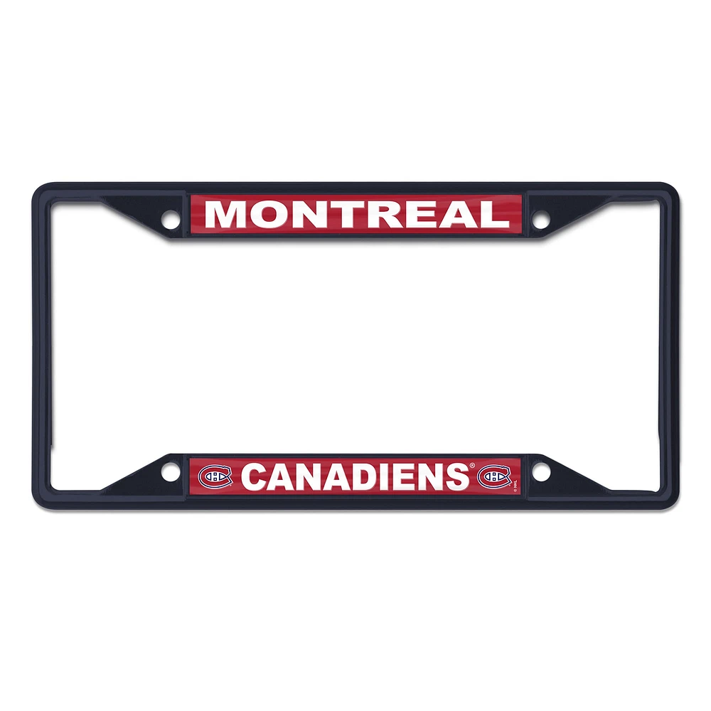 WinCraft Cadre de plaque d'immatriculation chromé des Canadiens de Montréal