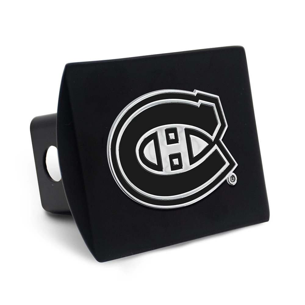 Housse d'attelage WinCraft Premium en métal chromé avec logo des Canadiens de Montréal