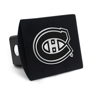 Housse d'attelage WinCraft Premium en métal chromé avec logo des Canadiens de Montréal