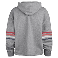 Women's '47 Gray Montreal Canadiens Bennett Pullover Hoodie