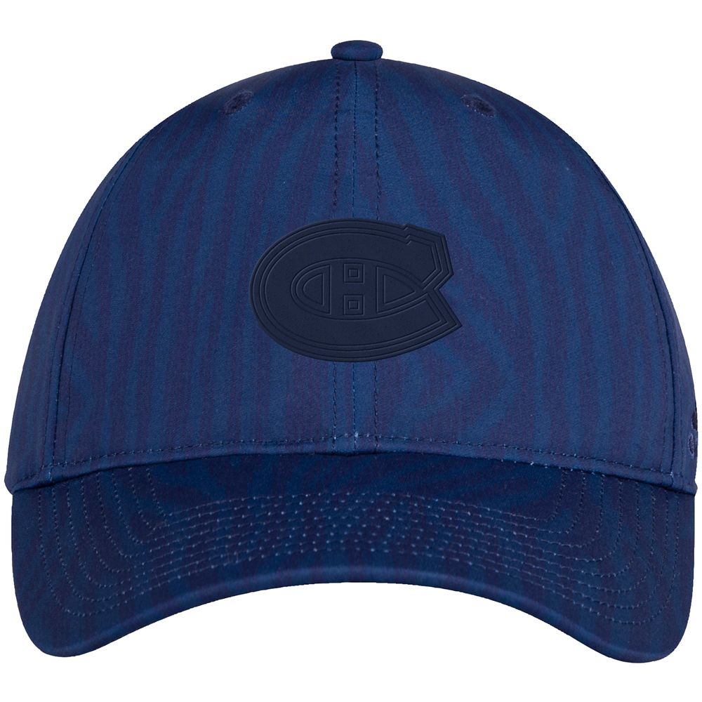 Women's adidas Navy Montreal Canadiens Printed Slouch - Adjustable Hat