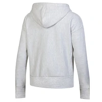 Women's Champion Heathered Gray Montreal Canadiens - Reverse Weave Pullover Hoodie