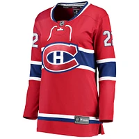 Fanatics pour femmes Cole Caufield rouge Joueur échappé à domicile des Canadiens de Montréal - Maillot