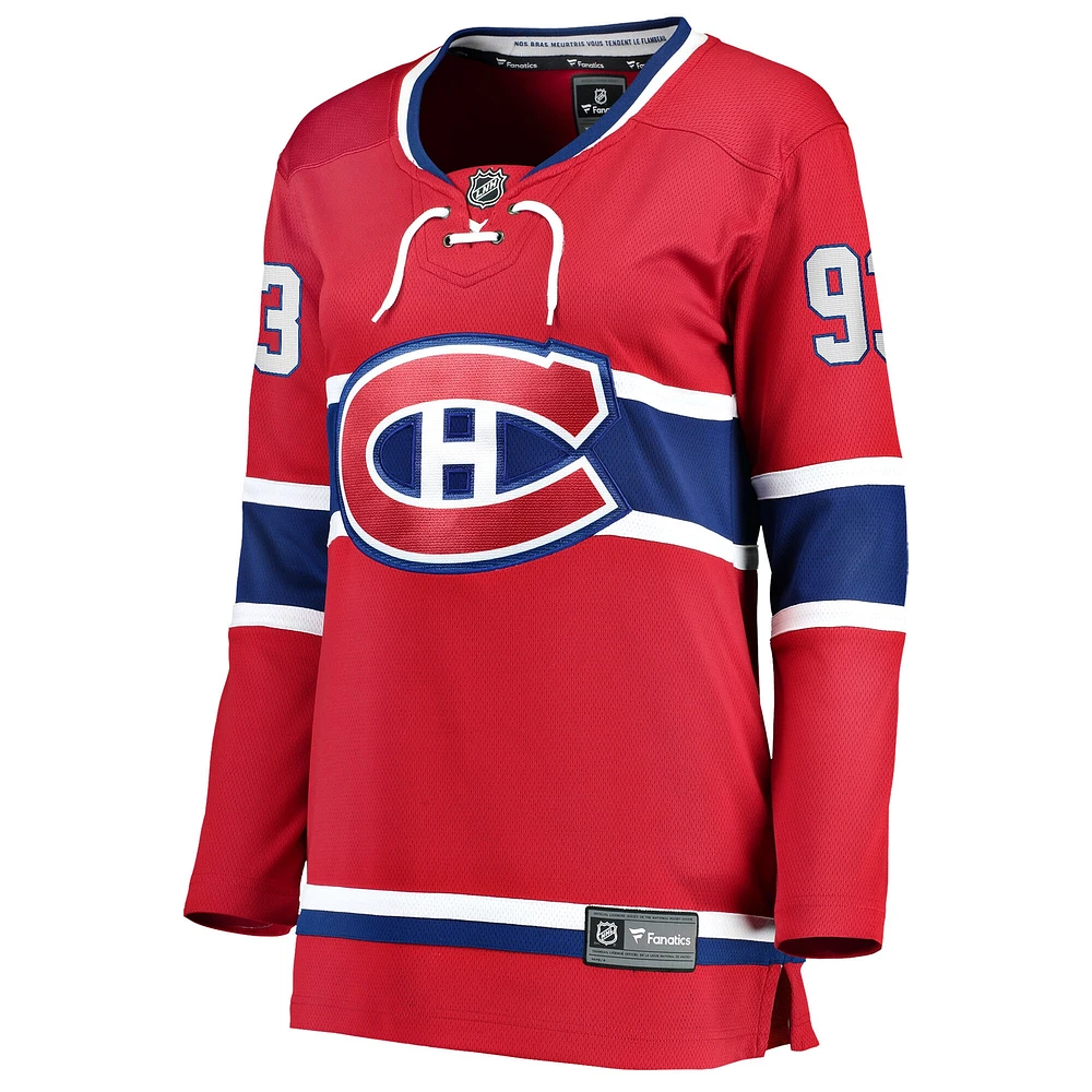 Women's Fanatics Ivan Demidov Red Montreal Canadiens Home Breakaway Player Jersey